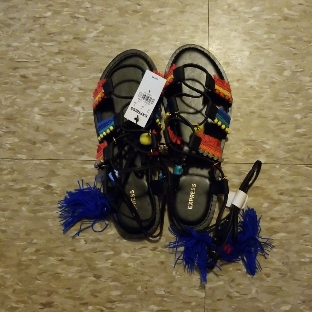 Express lace up sandals
